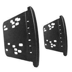 Moldura 2 Din Ford Ka Focus Ranger F250 Preta Painel Central Multimidi