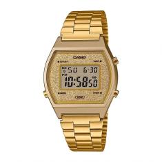 Relógio Casio Vintage Glitter B640wgg-9df Dourado Feminino