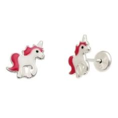 Brinco Infantil Prata Legitima 925 Unicornio - Lojas La&Ny Pratas, 1, 