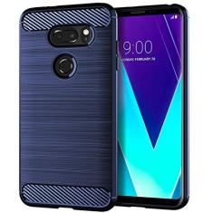 Capa para LG V30, toque macio, proteção total, anti-arranhões e impressões digitais + capa de celular resistente a arranhões para LG V30