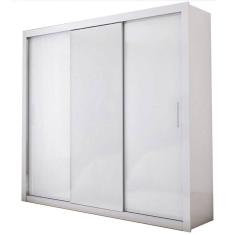 Guarda Roupa Berlim SEM Espelho Casal 3 Portas 4 Gavetas Cor Branco