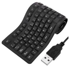 Teclado Flexível Com Fio Usb Para Notebook Pc Abnt2 Qwerty - Duke