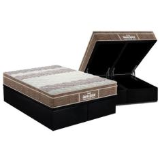 Cama Box Baú Queen: Colchão Espuma D33 Probel / EP Guarda Costas PróIn