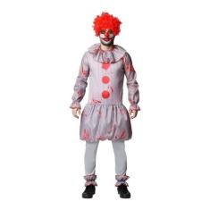Fantasia Palhaço It Twister Adulto Halloween C/ Nariz - Fantasias Caro