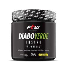 Diabo Verde 300 G Pré Treino Frutas Amarelas