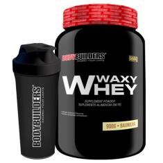 KIT Whey Protein Waxy Whey 900g + Coqueteleira - Bodybuilders,  Baunil