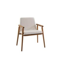 Mini Poltrona Rodrigues Veludo, Suede e Linho Várias Cores - DAF Mobil