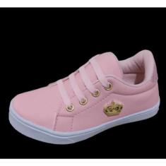 C700 Tênis Menina Macio Leve Super Confortável - kayttoHappy, Branco c