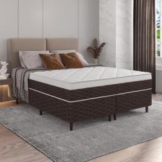 Cama Box Queen Molas Ensacadas Individualmente Euro 158x198 Karina Umaflex