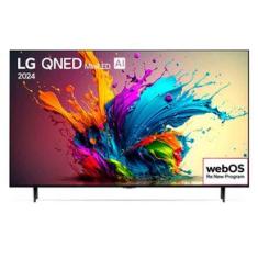 Smart TV LG QNED MiniLED 65" Polegadas 65QNED90T, Processador α8 AI, Quantum Dot, webOS 24 e Wi-Fi