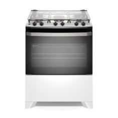 Fogão 5 bocas Electrolux Branco Efficient Mesa Inox, PerfectCook e VaporBake® (FE5IW) Bivolt