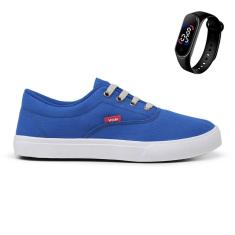 kit Tênis Casual Voe Original Unissex + Relógio Digital Touch-Unissex