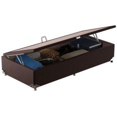 Base Box para Colchão de Solteiro Probel com Baú Universal 34x88x188cm