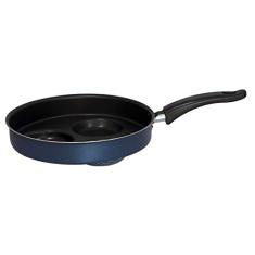 Frigideira Alumínio Antiaderente para 3 Ovos N.22 Gastrobel: Azul