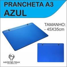 Prancheta Portátil Desenho Técnico Madeira Azul A3 - Fenix