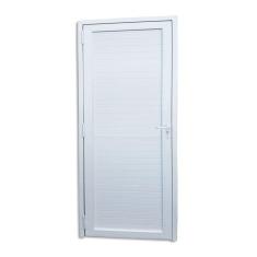 Porta de PVC Palheta 216x80cm ITEC Brimak Branco