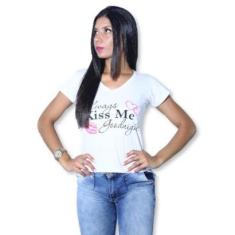 Camiseta Heide Ribeiro Always Kiss Me Goodnight-Feminino