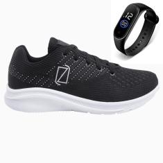 Tênis Masculino Esporte Academia Caminhada Leve Macio Dia a Dia + Relógio-Masculino