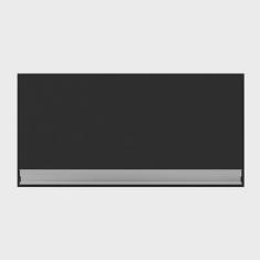 Armário Aéreo para Cozinha 60cm Porta Basculante Madrid Preto - Montanaris Decor