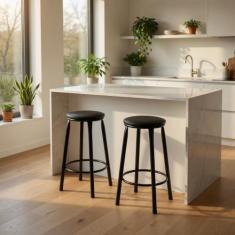 Kit 2 Banquetas Banco Banquinho Sem Encosto Balcão Cozinha Bancada Bal