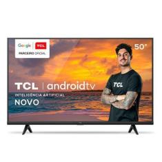 Smart Tv Tcl Led 4K Uhd Hdr 50" Android Tv Com Comando Por Controle De