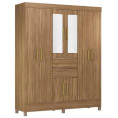 Guarda Roupa Casal 8 Portas Com Espelho 82060EL Amendola Touch Demobile