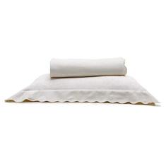 Colcha Piquet King Tognato Capela 100% Algodão Marfim