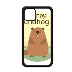 Capa para iPhone 12 Pro Max EUA e Canadá Groundhog Day Fevereiro para Apple Mini Mobile Case Shell