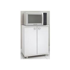 Balcão Para Cozinha Com Rodízios Bl3300 Branco