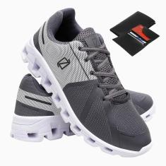 Tênis Esportivo Masculino Cadarço Academia Fitness + Carteira-Masculino