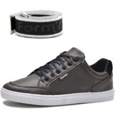 Kit Tênis Com Cinto Casual Unissex Conforto - Forms, 39, Marrom