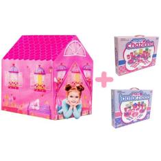 Barraca Princesa com Kit Sonho de Criança Chazinho e Jantar - Big Star