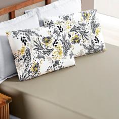 Jogo De Cama Malha King Quality 03 Peças Blossom