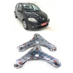 Par de Bandejas Citroen C3 GLX 14 8V Flex Dianteira de 2005 a 2012 - I