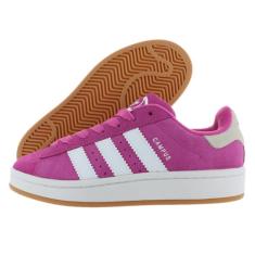 adidas Campus 00 Tênis infantil grande,, Semi lúcido fúcsia/calçado branco/chiclete, 18
