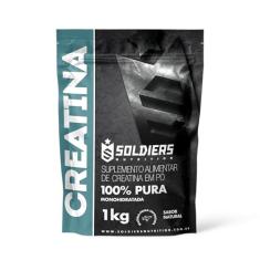 Creatina Monohidratada 1Kg - 100% Pura Importada - Soldiers Nutrition