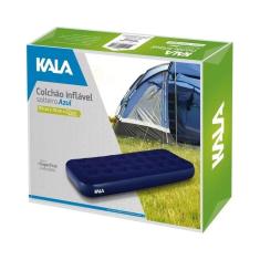 Colchão Inflável Solteiro Kala Para Acampamento, Casa, Visita, Sítio Alojamento