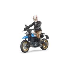 Bruder 63051 - Motocicleta Ducati Desert Sled com Piloto