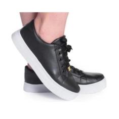 Tenis Feminino Star Casual Sapatenis Branco Leve Confortável - Eloa Ca