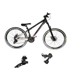 Bicicleta Vikingx Tuff 44 Aro 26 Cambio Shimano Dianteiro Traseiro 24v