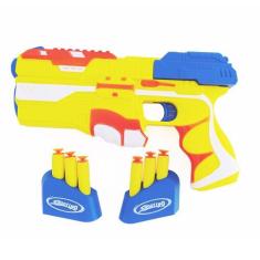 Pistola lançador blaster estilo nerf space com 6 dardos - Monaliza, Am