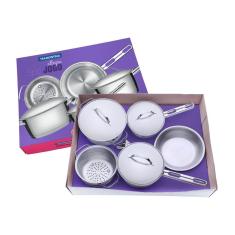 Jogo de Panelas de Aço Inox Tramontina 5 Peças Allegra