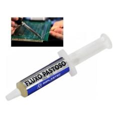Fluxo de Solda Pastoso Implastec Rma-223 Reflow Reballing 10G Seringa,
