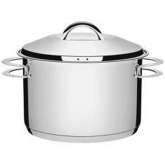 Caldeirão Tramontina Solar em Aço Inox Fundo Triplo com Tampa e Alças 