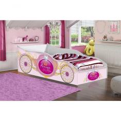 Cama Carro Princesa Com Colchão Gabrielli