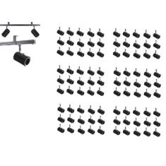 Kit 90 Spot Trilho Perfilado Eletro calha Par20 Bulbo OL8 - Hiperlight