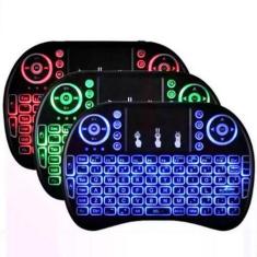 Mini Teclado Wireless Usb Pctouchpad Sem Fio Com Led Usb Pc - Importad