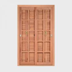 Kit Porta de Madeira Veneziana 216cmx180cmx14cm PE521 Esel