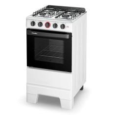 Fogão a Gás Mesa Inox Forno 50L Limpa Fácil e Acendimento Automático E