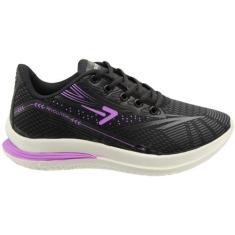 Tênis Esportivo Box 200 Revolution Feminino, Preto, 36